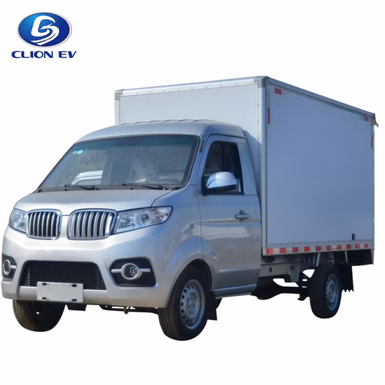 2023 Novo caminhão elétrico urbano de entrega expressa Van Cargo Box