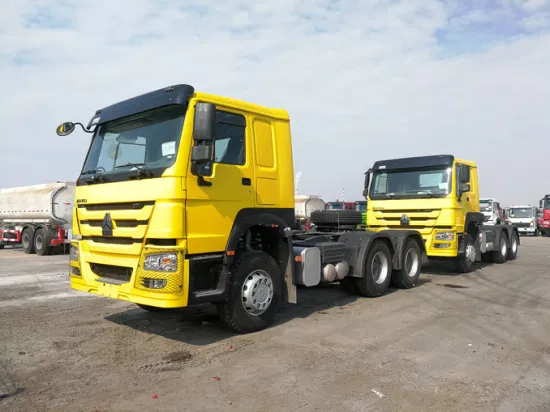 Sinotruk HOWO 6X4 400/430HP 10 Rodas Heavy Duty Prime Mover A7 H7 N7 8X4 Euro 2 Tri Eixo Dumper Basculante Shacman FAW Cargo Pull Tow Usado Grande Trator Head Truck