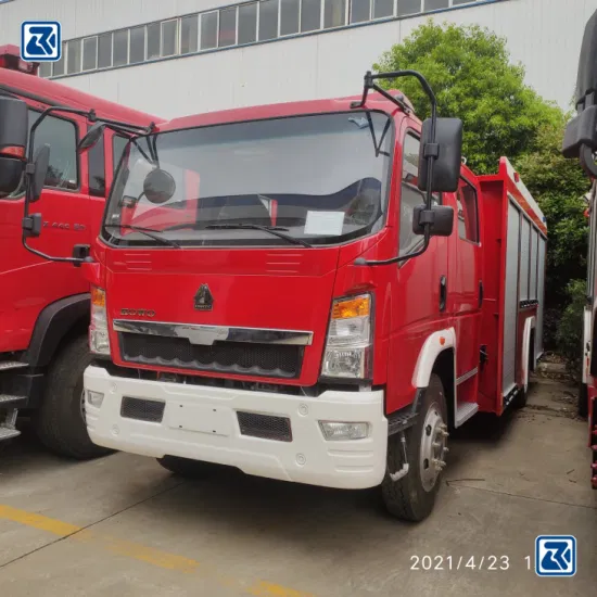 Sinotruk HOWO Dongfeng Marca 10m3 Tanque Veículo Pesado Leve 6*4 Caminhões Especiais de Combate a Incêndio