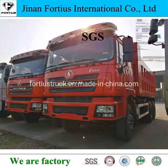 Sino Sinotruck Caminhões Usados ​​HOWO/Shacman Novo Usado 8X4 6X4 10wheelers 12 Rodas Dumper/Dumper/Dumping/Tipper/Caminhão Basculante para 30t
