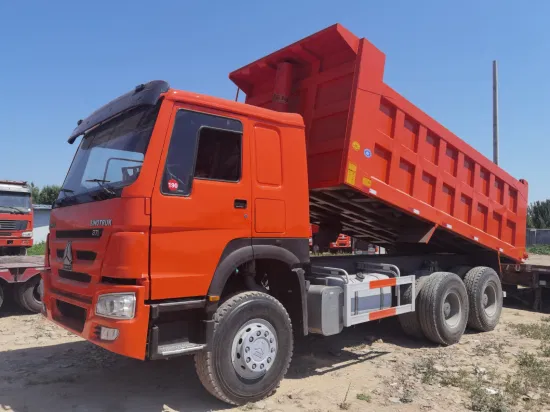 China Sinotruck HOWO Dayun Shacman 6X4 25t 10 rodas 371HP 375HP 425HP usado caminhão basculante usado para minas, construção, transporte, cais