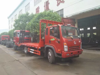 Caminhão plano baixo para serviço pesado Dayun Caminhão plano