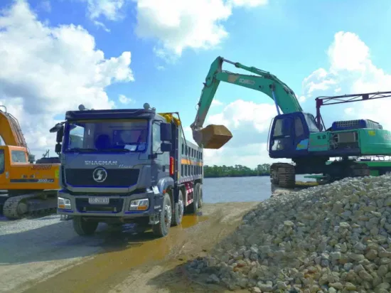 Sinotruck HOWO Dayun Shacman 6X4 8X4 25t 30t 40t 10/12 Rodas 371HP 375HP 420HP 440h caminhão basculante para venda usado em minas, construção, transporte